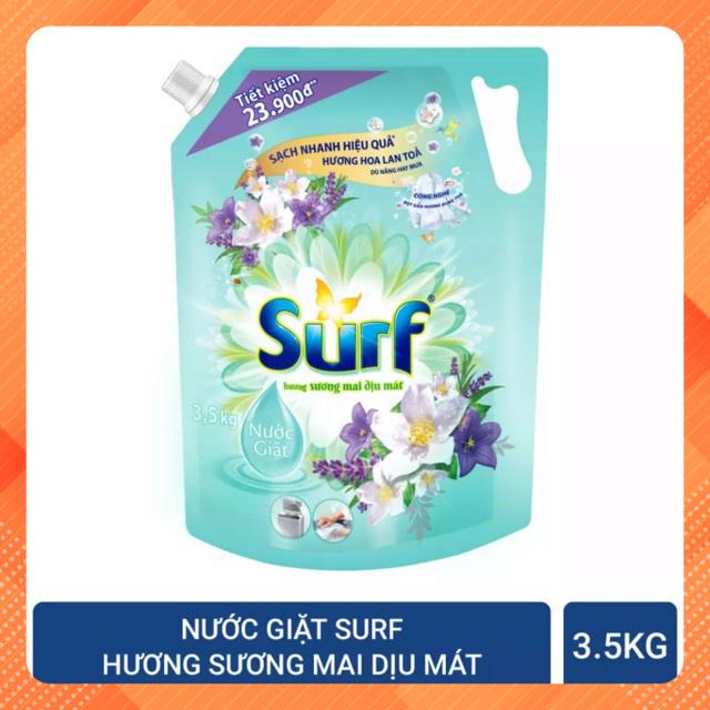 Nước giặt Surf hương cỏ hoa diệu kỳ túi 3.5 lít