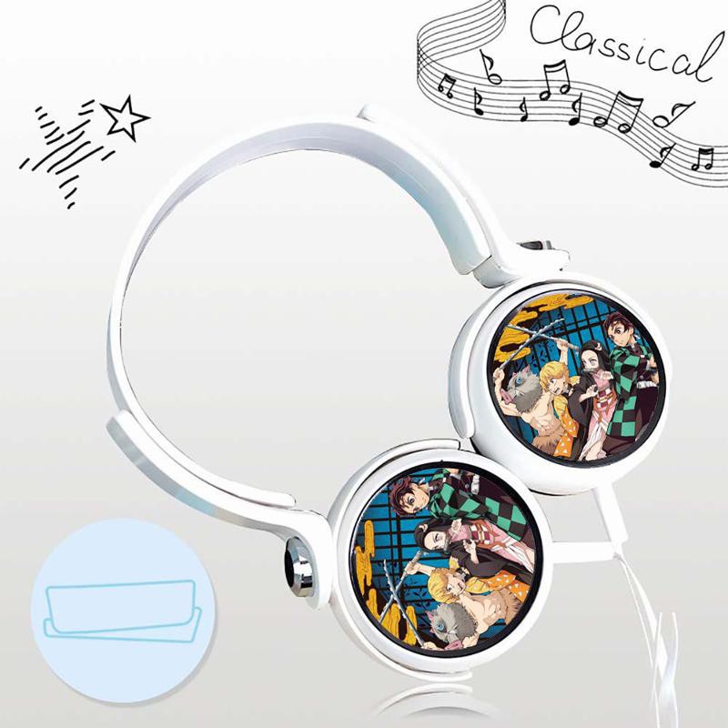 Tai nghe Ngu Thư Hân dạng chụp thiết kế thông minh cá tính cắm dây có mic anime chibi