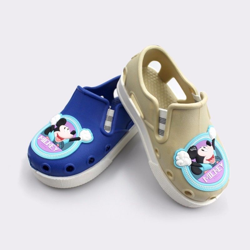 Disney Xăng đan Chống Trượt Thiết Kế Lỗ Thoáng Khí Thời Trang Cho Trẻ Em