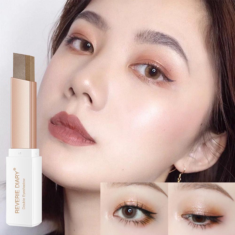 Thỏi Phấn Mắt Hai Màu Sắc Chống Nước Lâu Trôi
