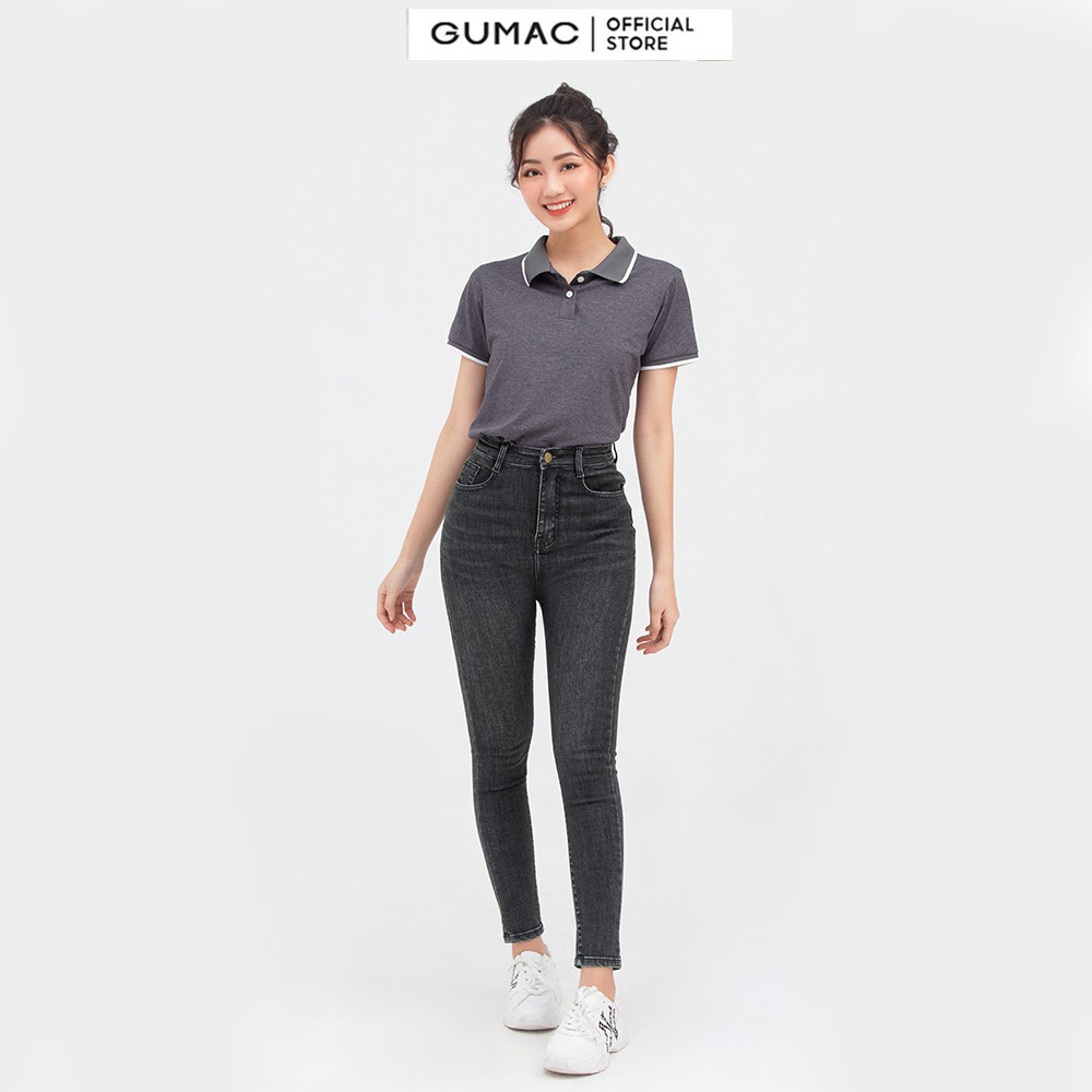 [Mã WABRGUM giảm 10% tối đa 30K đơn 99K] Quần jeans nữ skinny GUMAC dáng bó QJC05016