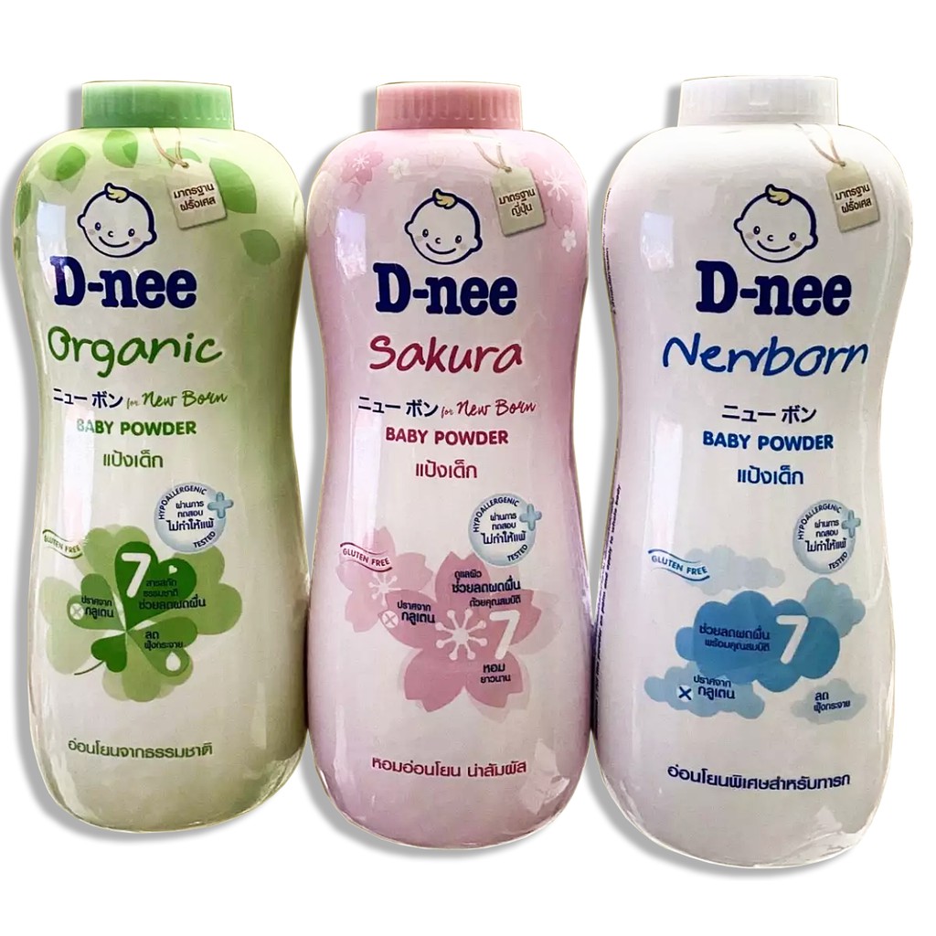 Phấn Thơm Em Bé D-nee Organic 380g