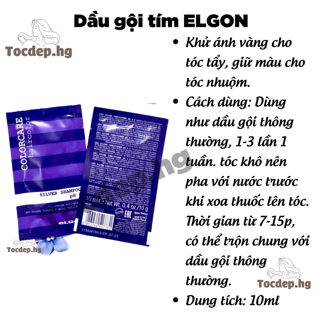 Gội tím khử vàng và giữ màu tóc nhuộm Lavox - Tocdep.HG