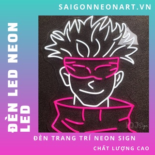 Đèn trang trí led neon sign hình SATORU GOJO - CHÚ THUẬT HỒI CHIẾN