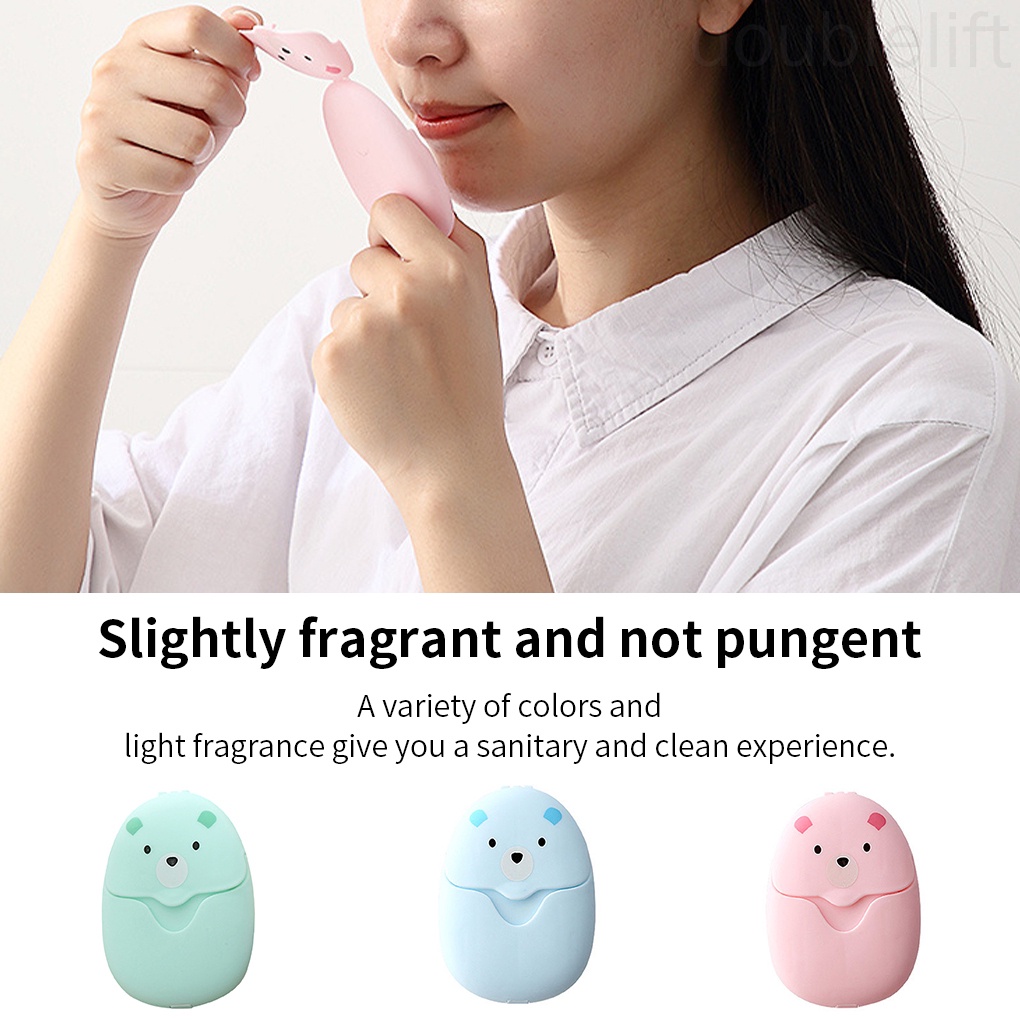 (Hàng Mới Về) Set 50 Tờ Giấy Vệ Sinh Một Mặt Tiện Dụng Khi Đi Du Lịch