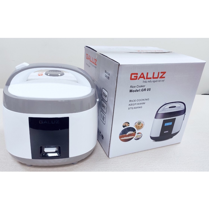 Nồi cơm điện Galuz Gr-05 dung tích 1.8L, thương hiệu Pháp, công suất 500W, Bảo hành 12 tháng - ATN GREEN