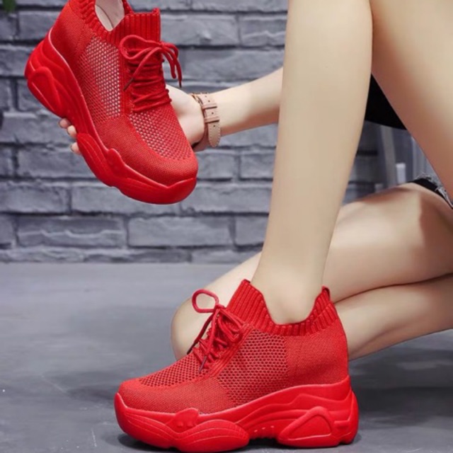 Giày thể thao thời trang độn đế 9cm