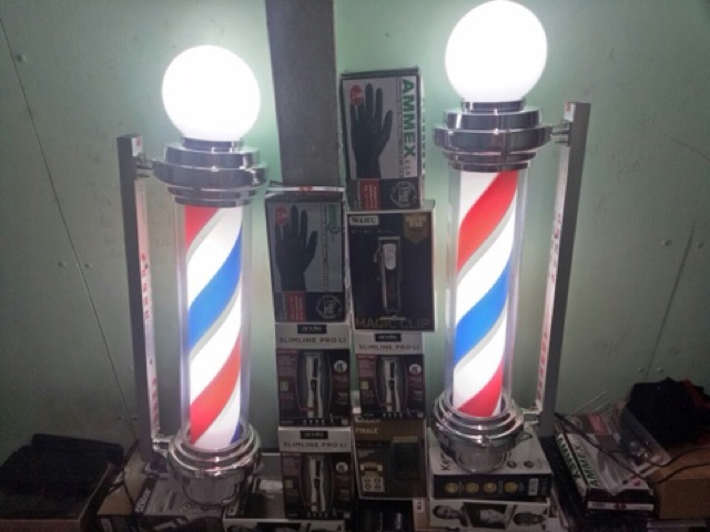 Đèn xoay Barber Pole