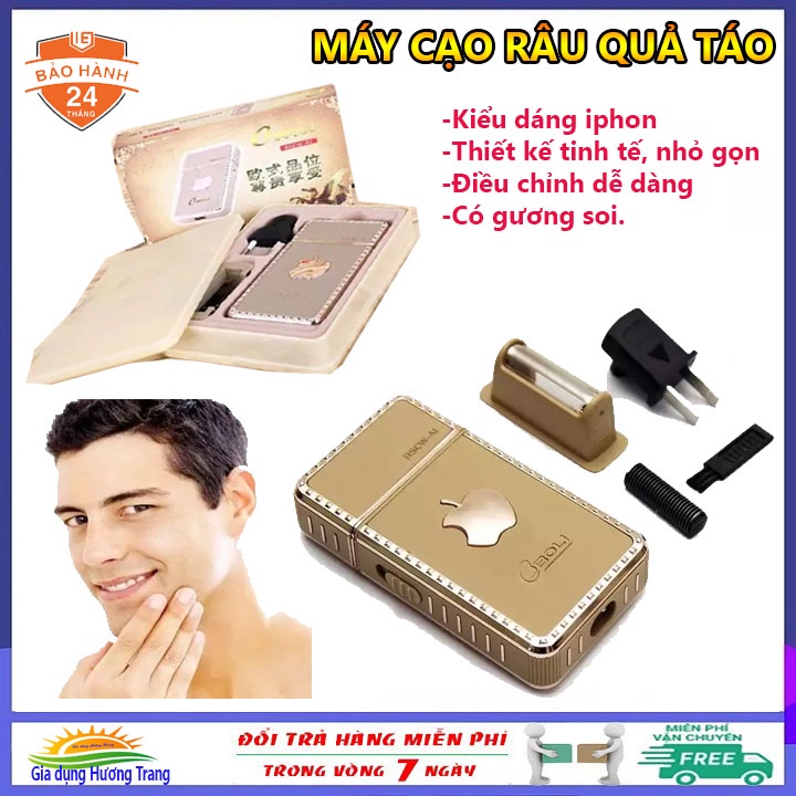Máy Cạo Râu - Máy Dao Cạo Râu Quả Táo RSCW A1 2 Chế Độ Xịn Bền Đẹp