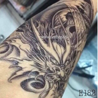 Hình Xăm Dán Cá Chép Hóa Rồng E182