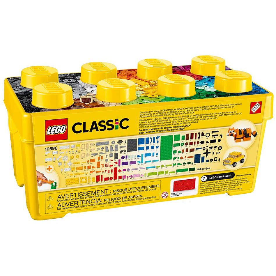 Đồ chơi LEGO CLASSIC - Thùng Gạch Trung Classic Sáng Tạo - Mã SP 10696