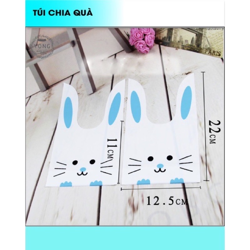 Set 10 túi chia quà sinh nhật, túi đựng bánh kẹo in hình dễ thương