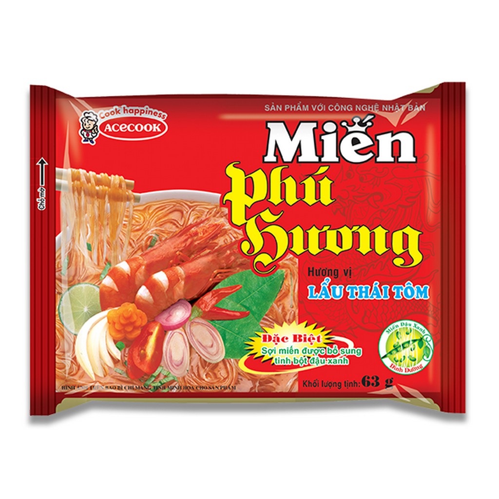 Miến Phú Hương thịt bằm / lẩu thái tôm / sườn heo / heo nấu măng