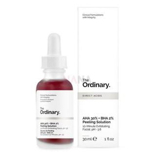 Thanh tẩy da aha 30% + bha 2% peeling solution - the ordinary
