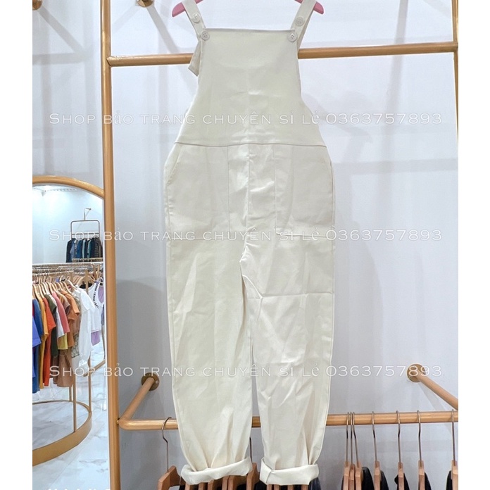 Yếm Kaki Ống Rộng Kiểu Dáng Hàn Quốc Ulzzang Chất Kaki Dãn Dày Đẹp Unisex - Quần Ống Rộng Yếm Freesize
