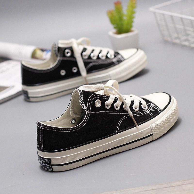 Giày Sneakers Nam Nữ,Giày CONVERSE Đen Thấp Cổ, Full Box Full Bill, Full Size ( 36 > 43 ) | BigBuy360 - bigbuy360.vn