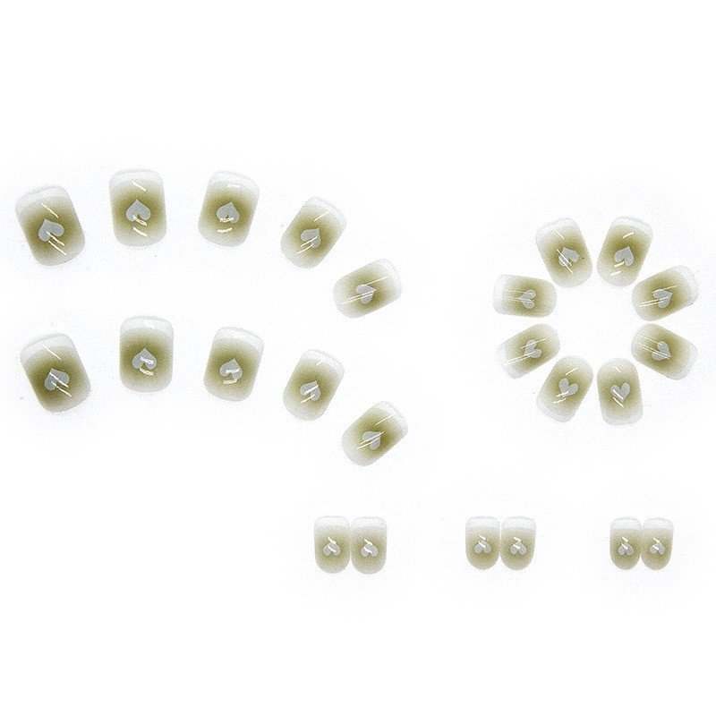 Miếng Dán Trang Trí Móng Tay Có Thể Tháo Rời Phong Cách Pháp Thời Trang Mùa Hè Cho Nữ