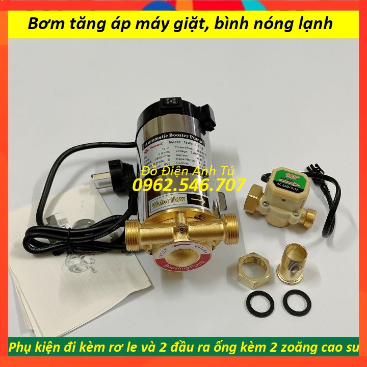 Máy bơm tăng áp - Bơm tăng áp lực máy giặt, bình nóng lạnh, sen vòi loại tốt