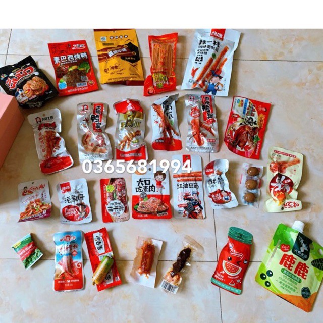 SÉT ĐỒ ĂN VẶT TQ 36 MÓN