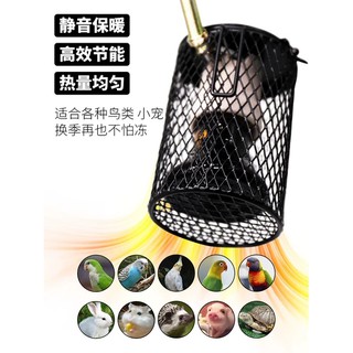 Hộp đèn sưởi ấm cho chim vẹt gắn lồng tiện dụng