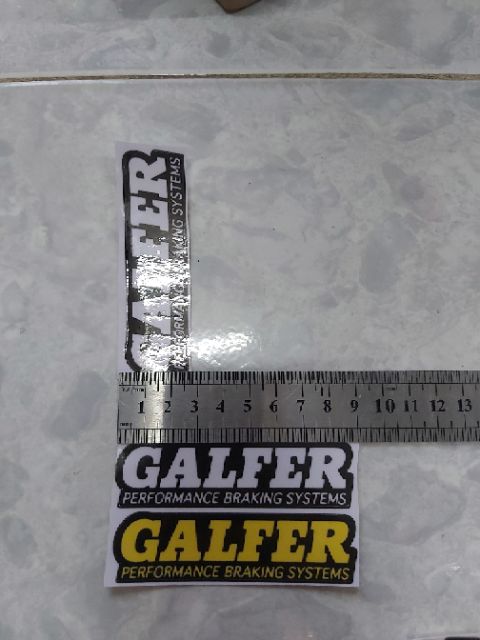 Tem Sticker GALFER Dán Xe, Dán Mọi Nơi Giá Rẻ #2k