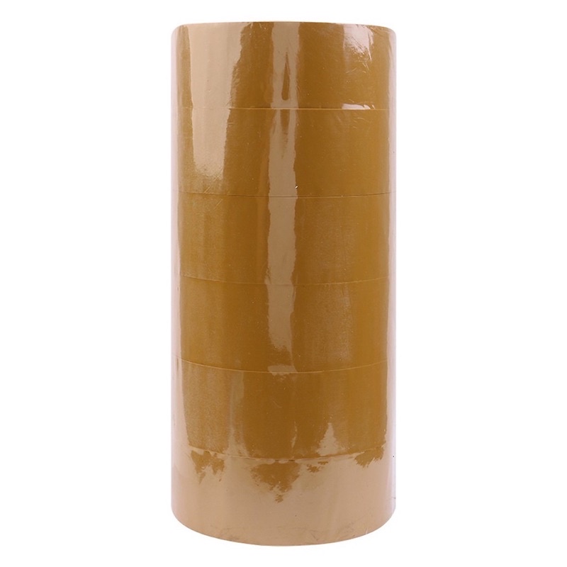 Lốc 6 Cuộn] Băng Keo Trong 5f 100 Yard (900-950gr)