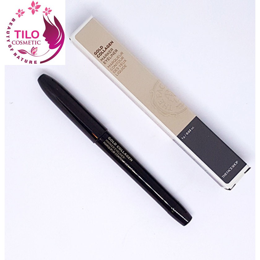 Viền Mắt The Face Shop Gold Collagen Marker Eyeliner