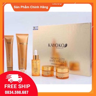 Bộ nám tàn nhang kayoko vàng 5in1