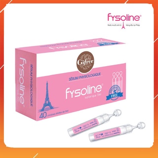 Dung dịch nhỏ mắt, mũi, nước muối sinh lý fysoline isotonic pháp hộp 40 ốngs x 5ml
