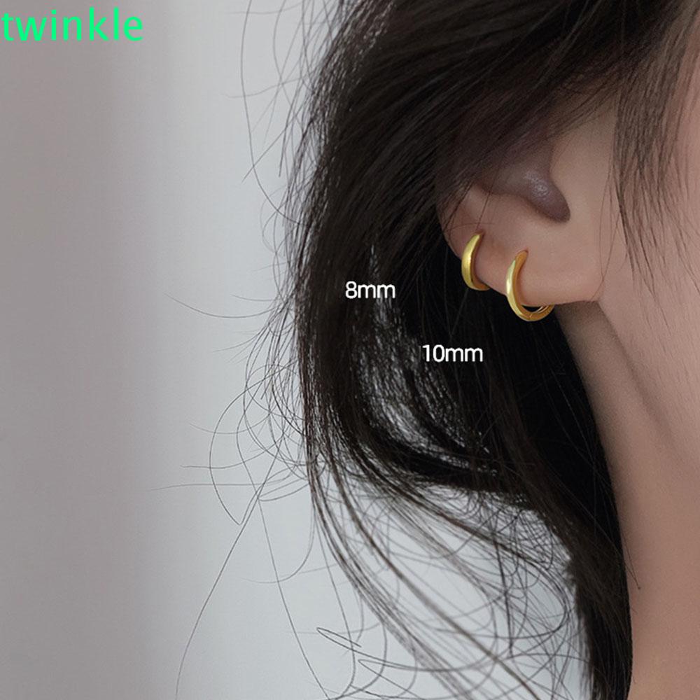 Khuyên Tai Tròn Phong Cách Harry Potter Nhiều Màu 6mm / 8mm / 10mm / 12mm Màu Sắc