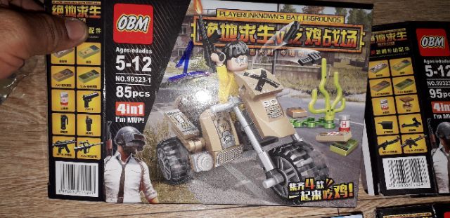 Lắp ráp 1 hộp Lego Battergruond 99323 có nhiều chi tiết