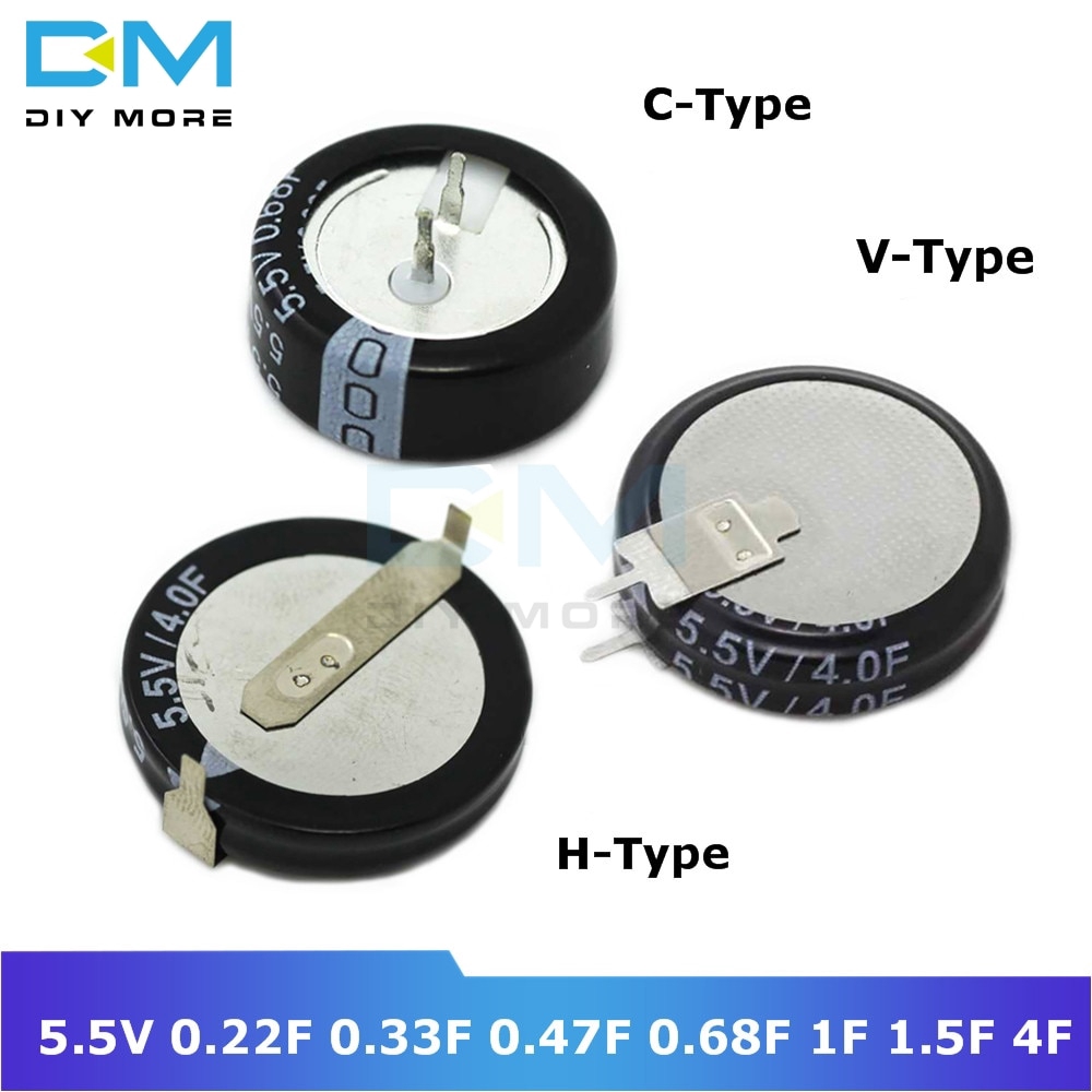Tụ Điện Loại C 5.5V 0.22F 0.33F 0.47F 0.68F 1F 1.5F 4F Loại C