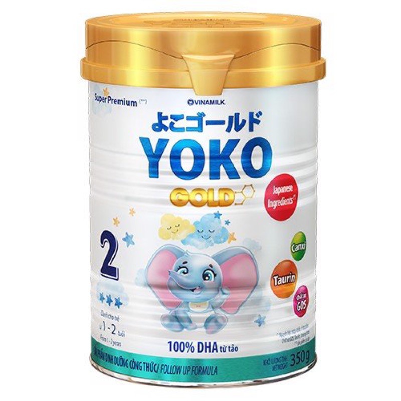 Sữa bột YOKO 2 850g (cho trẻ từ 1 - 2 tuổi)