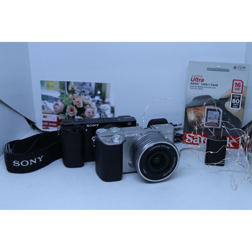 Bộ máy ảnh sony a6000 kèm kit 16-50