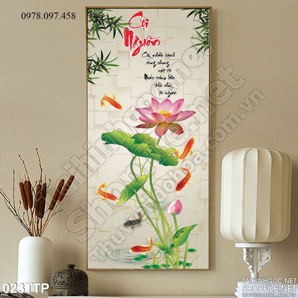 Tranh gạch ốp tường thư pháp câu đối