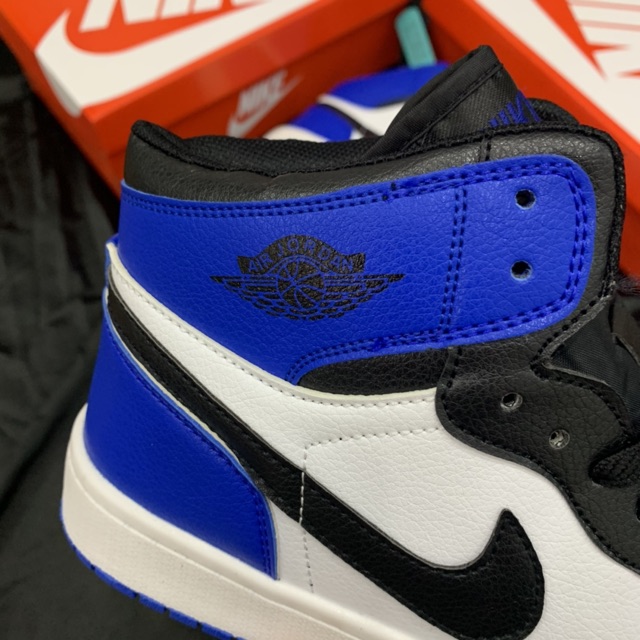 (Fullbox+bill) Giầy Jordan 1 đen xanh cao cổ hàng siêu đẹp | BigBuy360 - bigbuy360.vn