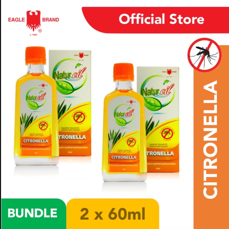 [chính hãng] DẦU GIÓ TINH CHẤT SẢ EAGLE BRAND NATUR OIL CITRONELLA 60ML SINGAPORE