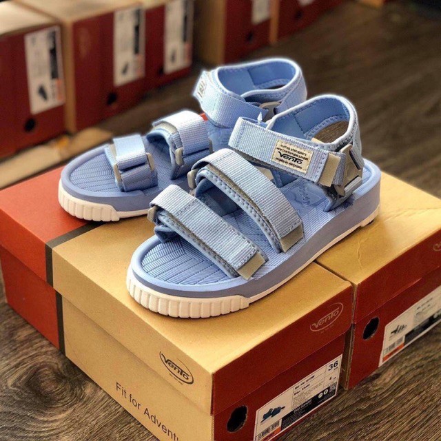 GIÀY SANDAL VENTO CHÍNH HÃNG 9801-XANH NHẠT [ẢNH THẬT - Full size 35-44]  [GIÀY SANDAL NAM NỮ]