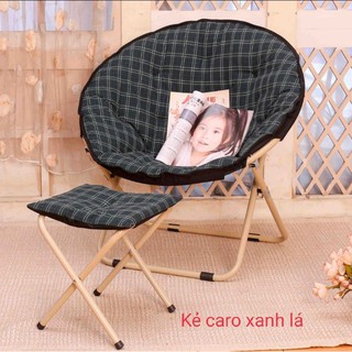 Ghế thư giãn kèm đôn chân.