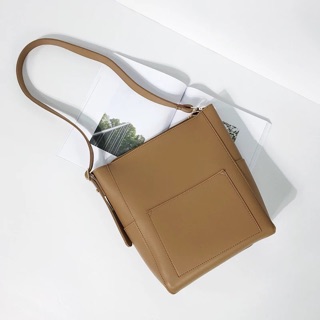Túi tote da dây móc, khoá kéo_Ảnh thật ở cuối