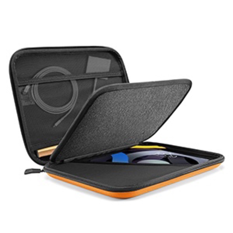TÚI CHỐNG VA ĐẬP TOMTOC (USA) PORTFOLIO HOLDER HARDSHELL IP@D PRO 9.7-11INCH &amp; TABLET/NOTEBOOK CARAMEL (A06-002-)