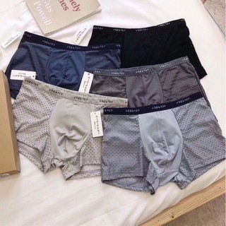 [Đồ lót nam] HỘP 5 QUẦN LÓT ĐÙI THÔNG HƠI XUẤT NHẬT - HÀNG CHUẨN