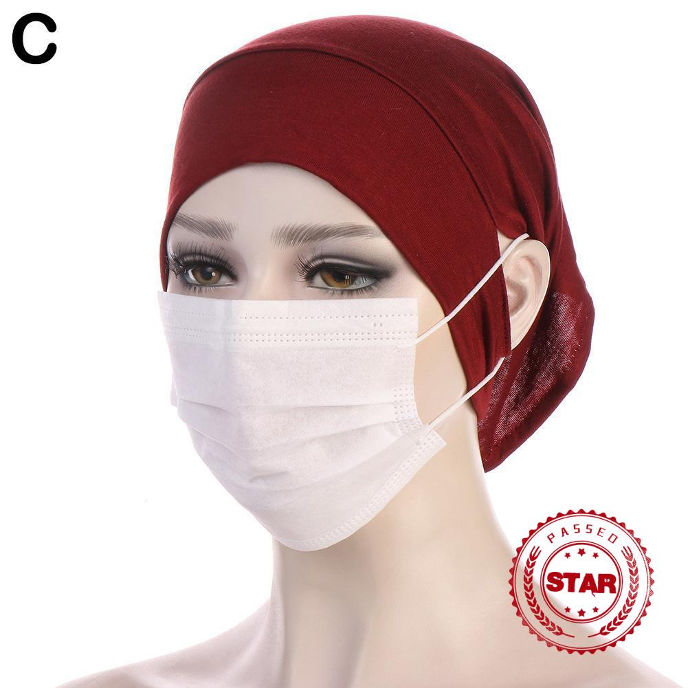 Khăn Trùm Đầu Cotton Phong Cách Hồi Giáo Cho Nữ X4L9