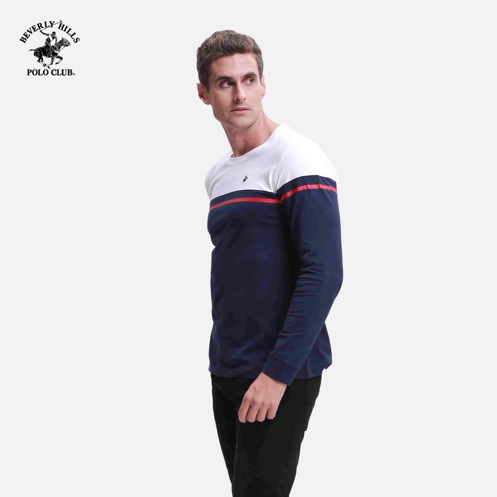 Beverly Hills Polo Club - Áo thun Ngắn tay Nam Regularfit Navy NV- BHPC TSMRLS20TL133