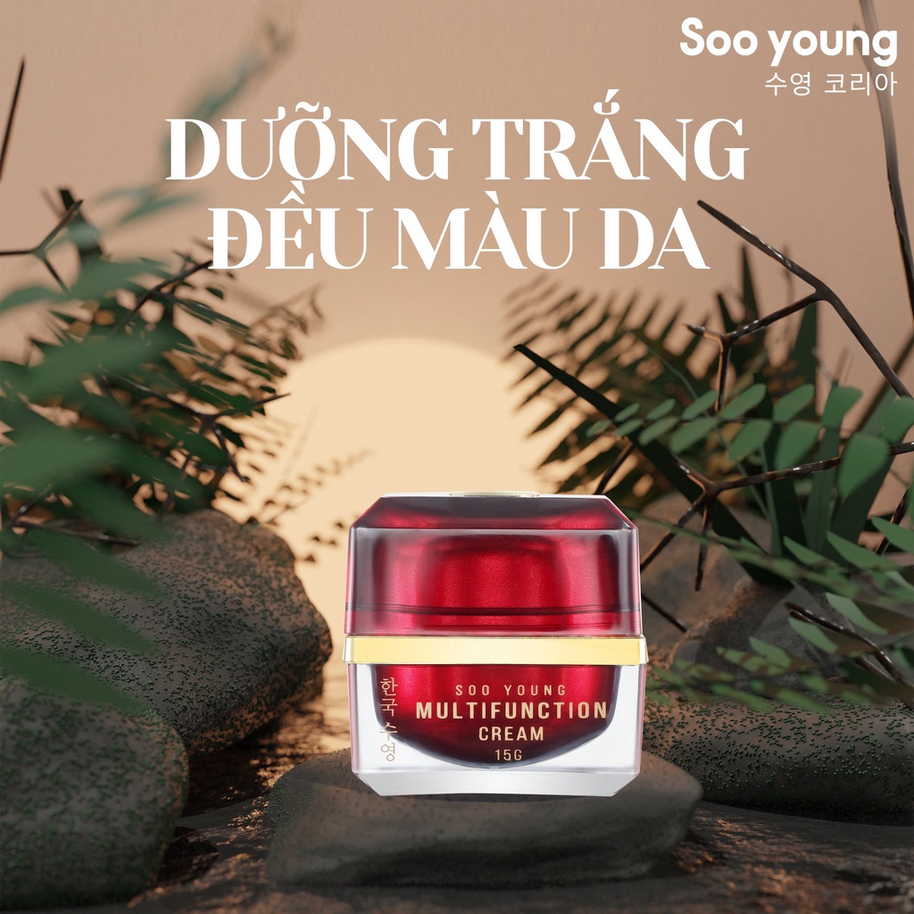 Kem Dưỡng Ẩm Chăm Sóc Sắc Đẹp Ban Ngày Soo Young Hàn Quốc - 15g, Giá Rẻ Giao Nhanh, Bộ Dưỡng Chăm Sóc Da Cho Da Đẹp