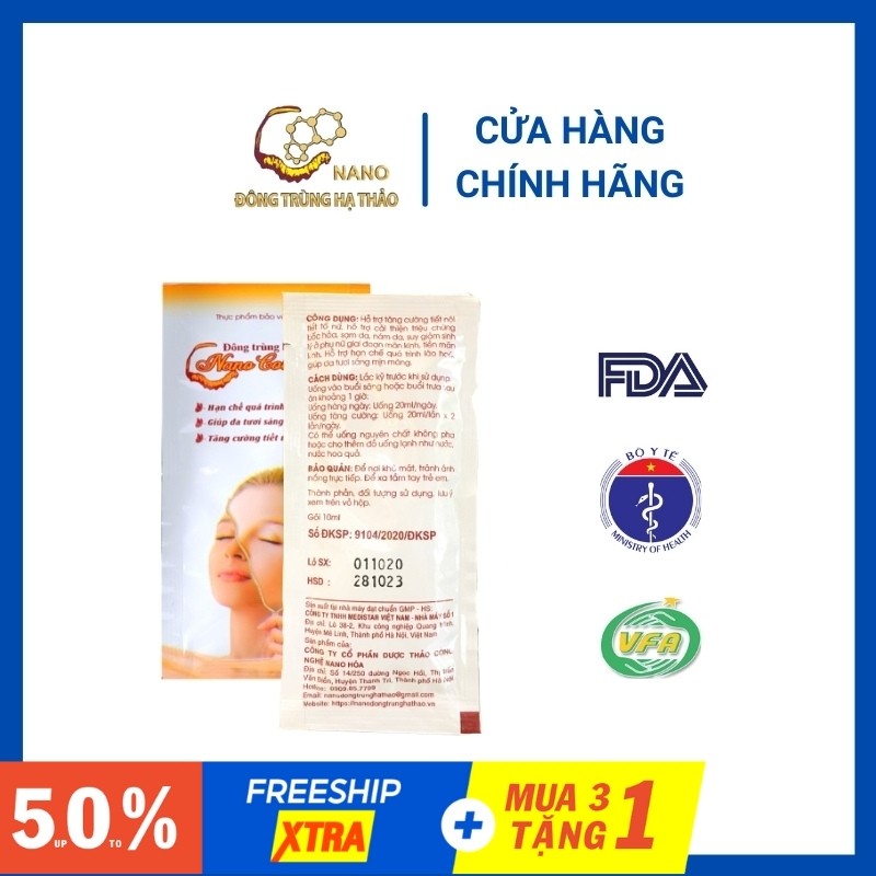 [FREESHIP50K]✅Nước Uống Nano Collagen Đông Trùng Hạ Thảo 24 góix10ml Giúp Da Săn Chắc Căng Mịn Tăng Cường Nội Tiết Tố Nữ | BigBuy360 - bigbuy360.vn