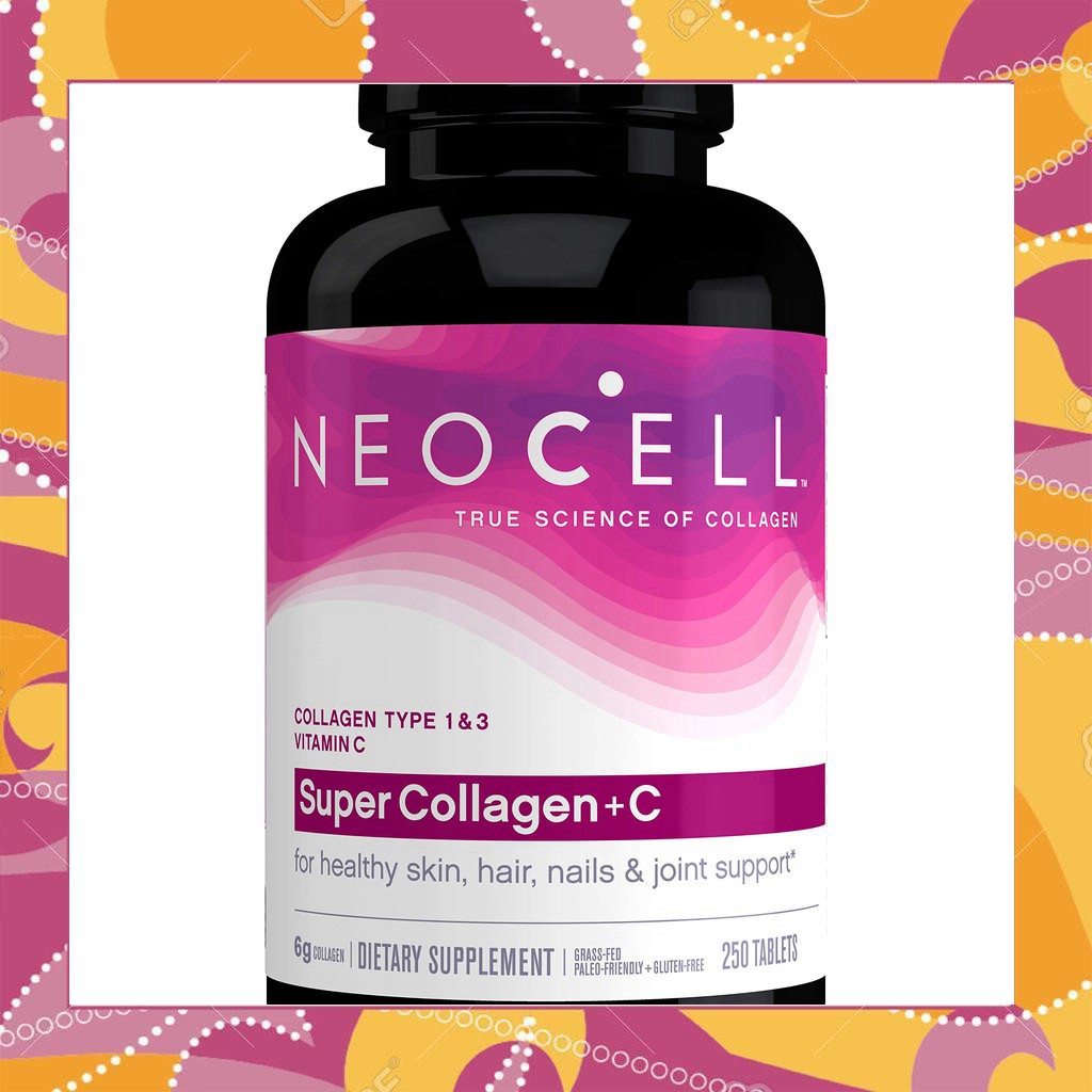 GIẢM GIÁ Viên uống đẹp da Neocell Super Collagen +C 6000mg 250 viên Mỹ SALE KHÔ MÁU