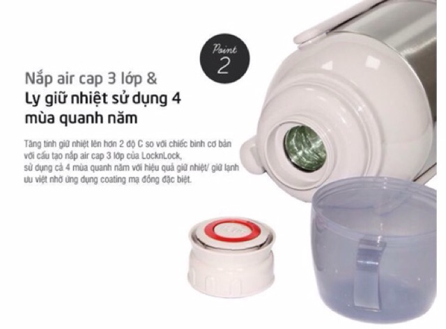 PHÍCH NƯỚC LOCK&LOCK 3,2l