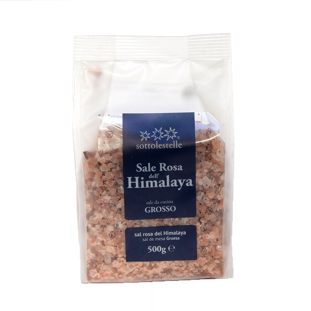 Muối hồng Himalaya Sottolestelle 500g ( Muối mịn &amp; Muối hạt ) Himalaya Salt