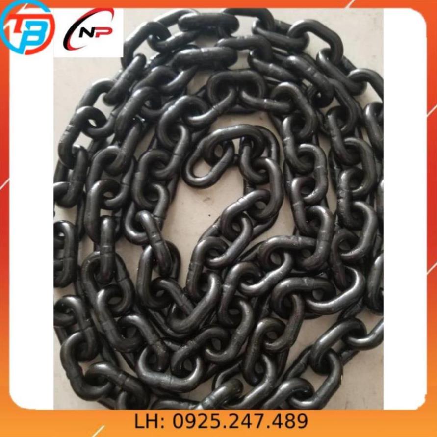 Dây xích đúc tải cao đen công nghiệp phi 6mm.loại tải và chịu lực cưc tốt.kimkhinhatphat